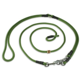 Mystique Retrieverleine Umhängeleine Hunting Profi 8mm M - 295cm olivgrün