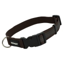 Mystique Gummiertes Halsband 40-50cm 25mm braun