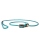 Mystique® Field trial Moxonleine Retrieverleine 6mm 130cm türkisblau / orange