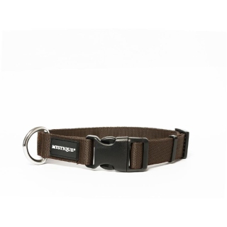 Mystique® Nylon Halsband Profi 25mm braun 50-60cm normal
