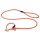 Mystique® Biothane Moxonleine 6mm neon orange 130cm Moxon mit Zugbegrenzung