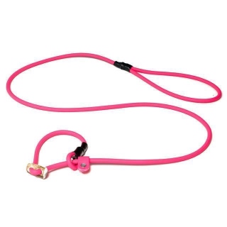 Mystique® Biothane Moxonleine 8mm neon pink 150cm Moxon mit Zugbegrenzung