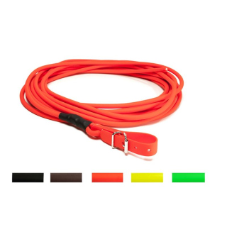Mystique® Biothane Schweissleine rund 8mm neon orange 10m