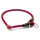 Mystique® Biothane Halsband rund mit Zugbegrenzung 8mm rot 45cm