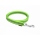 Mystique® Gummierte Leine 15mm ohne Handschlaufe Standard Karabiner neon grün 1m