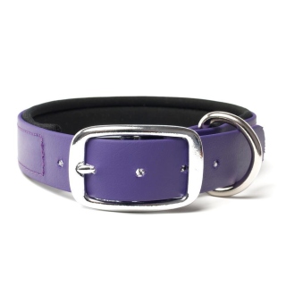 Mystique® Biothane Halsband Deluxe Neopren 19mm beta lila 45-53cm