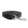 Mystique® Gummierte Schleppleine 12mm mit Handschlaufe Standard Karabiner schwarz 20m