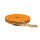 Mystique® Gummierte Schleppleine 15mm mit Handschlaufe Messing Karabiner neon orange 7,5m