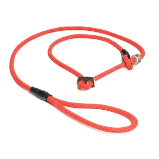 Mystique® Field Trial Moxonleine mit Zugbegrenzung 8mm 130cm neon orange
