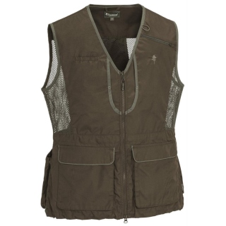 Pinewood 3184 Dog Sports 2.0 Damen Weste Wildlederbraun/Dunkeloliv (244) M