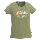 Pinewood 3040 Forest Damen T-Shirt Grün Melange (731)
