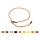 Mystique® Field trial Kurzführer 4mm mit Zugbegrenzung 65cm grün/orange