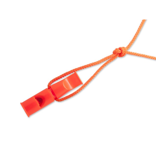 ACME Doppeltonpfeife mit Trill 640 9cm orange + Pfeifenband kostenlos