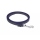 Mystique® Gummierte Leine 15mm mit Handschlaufe Standard Karabiner royal blau 3m