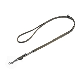 Mystique® Gummierte Umhängeleine Leine 15mm Standard Karabiner beige 2,5m