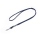 Mystique® Gummierte Umhängeleine Leine 15mm Standard Karabiner royal blau 2m