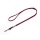 Mystique® Gummierte Umhängeleine Leine 15mm Standard Karabiner weinrot 2m