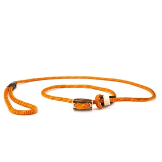 Mystique® Field trial Moxonleine Retrieverleine 6mm 130cm orange / rot