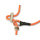 Mystique® Field trial Moxonleine Retrieverleine 6mm 150cm mit Zugbegrenzung neon orange
