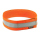 Mystique® Signalhalsband mit Klettverschluss Reflexhalsband 35cm neon orange