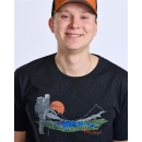 Pinewood 5449 Finnveden Recycled Outdoor T-Shirt D.Anthracite Melange Sunset (464)