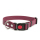 Mystique® Biothane Safety Klick Halsband 25mm 50-60cm weinrot