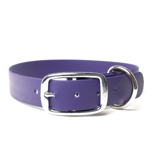 Mystique® Biothane Halsband Deluxe 25mm 50-58cm beta lila